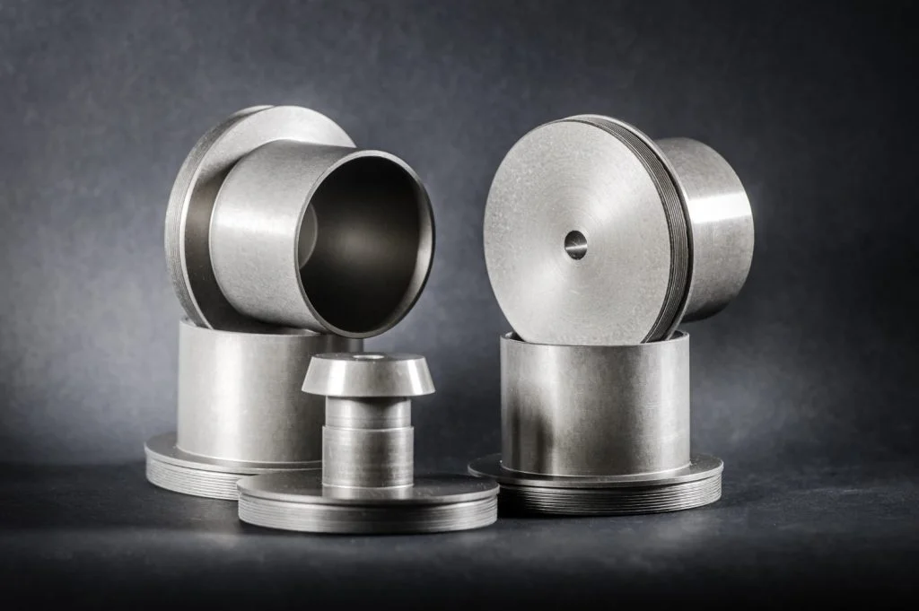 Componente metalice cilindrice.